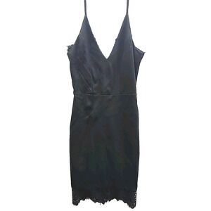 Charlotte Russe Vintage Y2K 90's Little Black Dress Pencil Bodycon XS